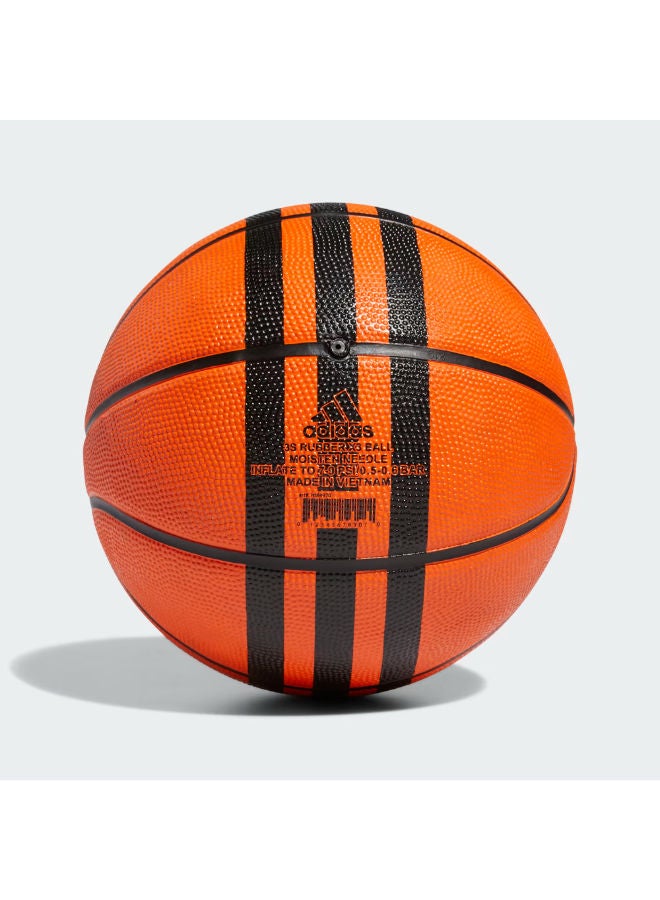 Adidas 3-Stripes Rubber X3 Basketball - Size 6 - Image 2